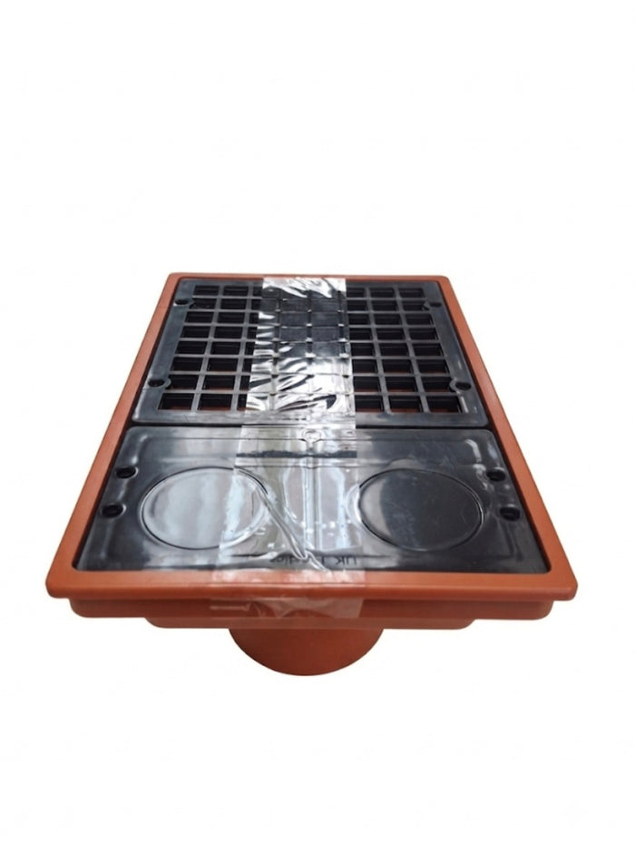 110mm Rectangular Hopper Head With Spigot End-Eclipse Fencing