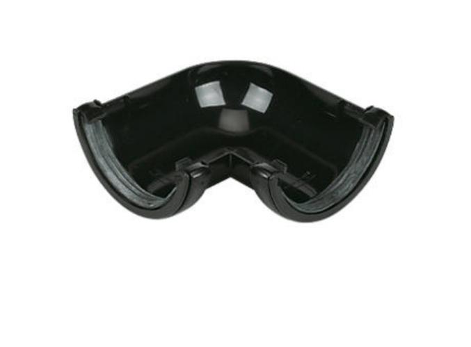 112mm Plastic Half Round Angle – Durable Gutter Connector for Efficient Water Flow-Eclipse Fencing