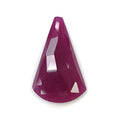 red ruby trillion shape rose cut