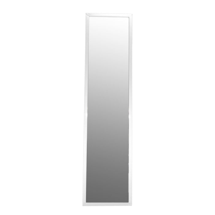 137cm x 35.5cm White Square Full-Length Mirror