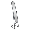 153cm x 30cm Black Round Full-Length Mirror