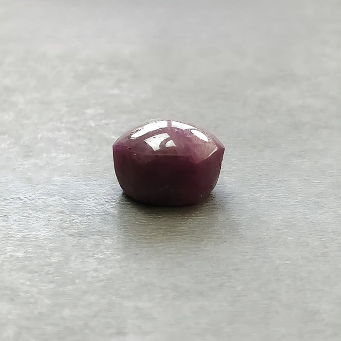 16.00cts Natural Untreated Star Ruby Gemstone Hexagon Shape Cabochon 13*12mm