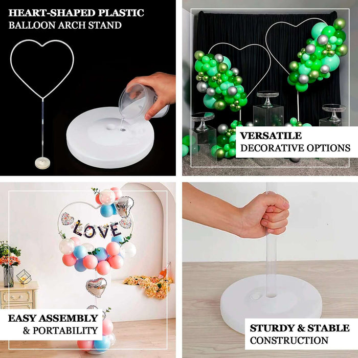 Balloon arch stand for versatile decor, easy assembly, and stable support.