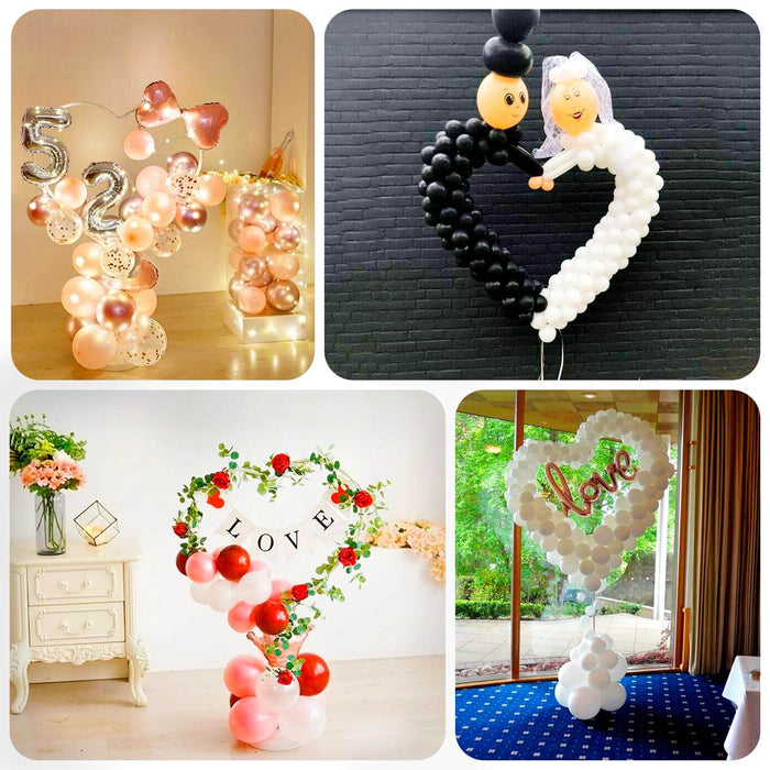 Colorful balloon decorations for celebrations and events.