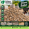 20mm Ballast – Premium Mix for Strong, Durable Concrete-Eclipse Fencing
