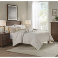 3 Piece Cotton Yarn Dyed Duvet Cover Set Doba