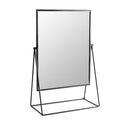 32cm x 50cm Black Square Dressing Table Mirror