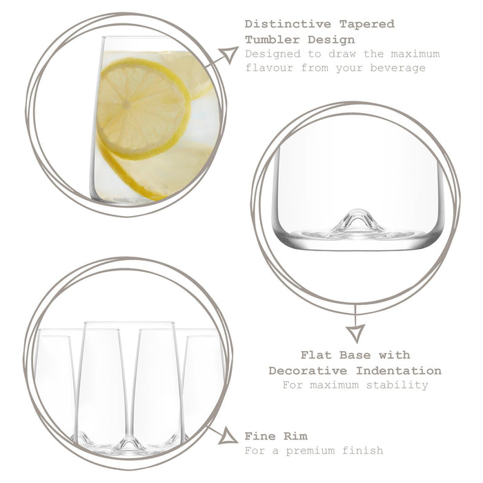 360ml Terra Tumbler Glasses - Pack of Six
