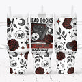 40 oz Tumbler Wrap - UVDTF Ink Transfers - Books With Warning Labels | UVDTF from The Glitter Guy