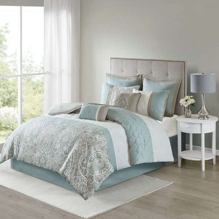 8 Piece Comforter Set Doba
