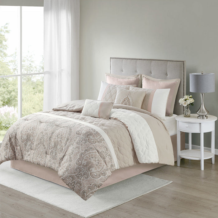 8 Piece Comforter Set Doba