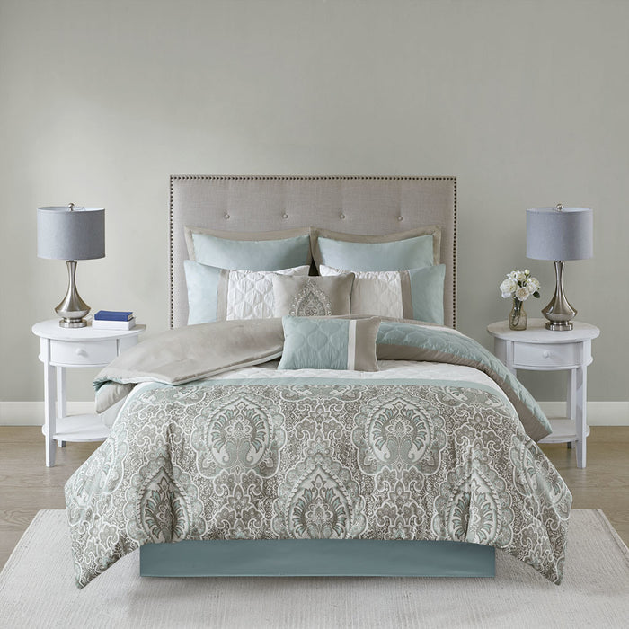 8 Piece Comforter Set Doba