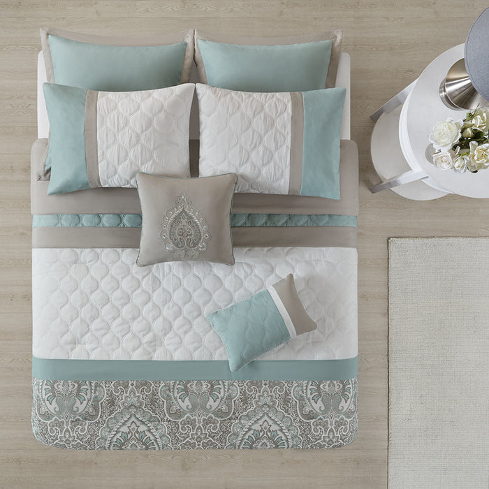 8 Piece Comforter Set Doba