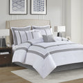 8 Piece Embroidered Comforter Set Doba
