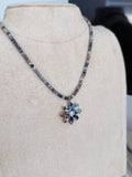 Fancy Floral in Blues/Purples by TOVA