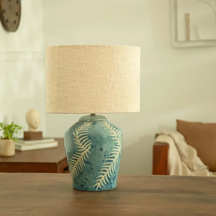 Aamay Terracotta Lamp With Shade