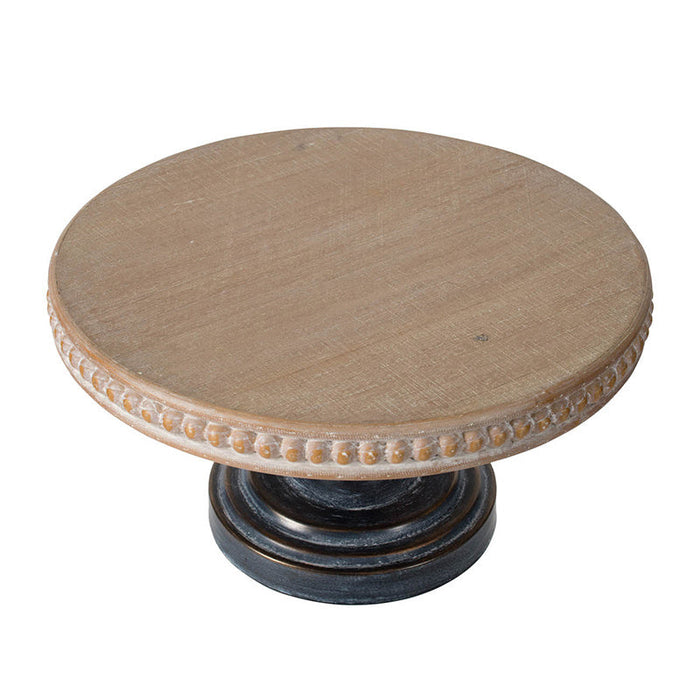 Addy Wooden Display Stand with Beaded Trim Doba