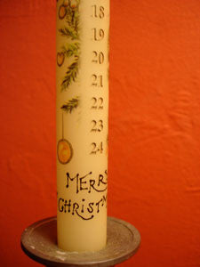 Advent Candle: Merry Christmas