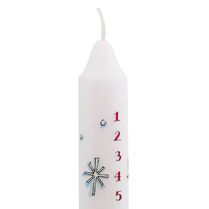 Advent Candle: Snowmen