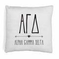 Alpha Gamma Delta / White
