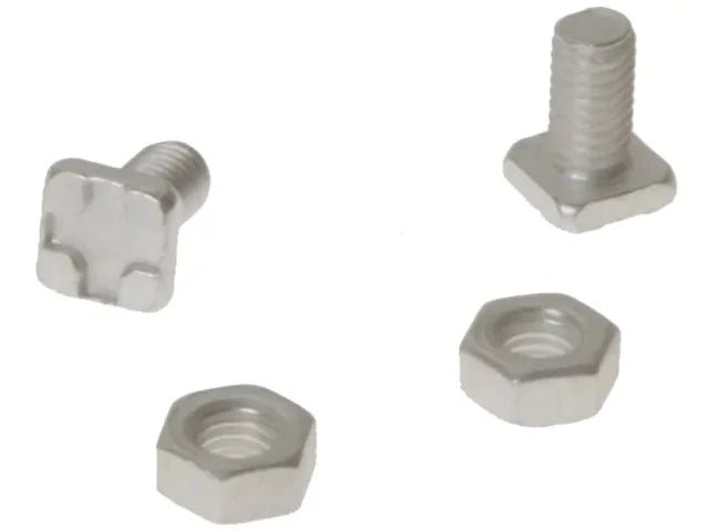 ALM Manufacturing GH004 Square Glaze Bolts & Nuts – Aluminium Greenhouse Hardware (20 Pack)-Eclipse Fencing