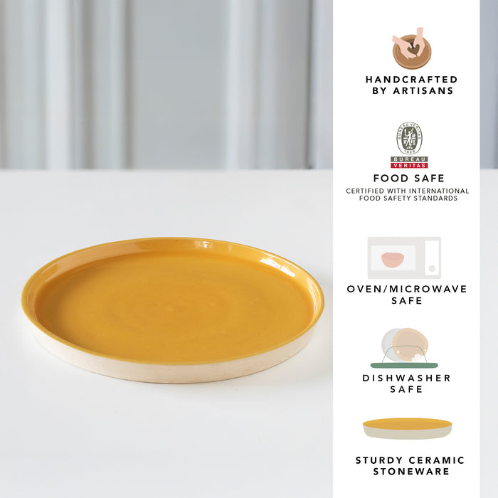 Amber Love Ceramic Dinner Plate