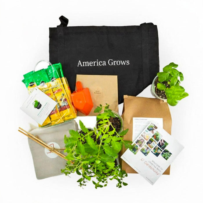 America Grows Garden Kit‎ with pepper + herbs