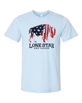 Americana Buffalo T-Shirt- Baby Blue