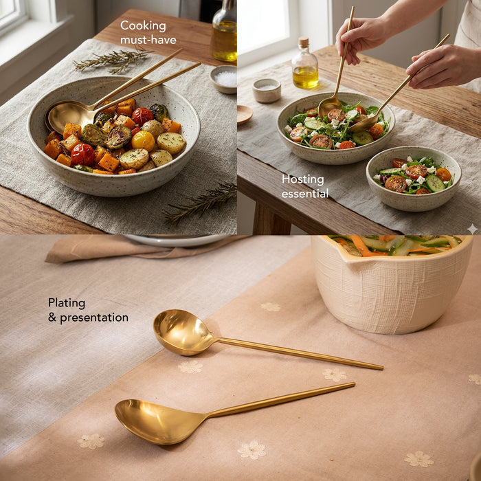 Aura Gold Serving Set of Two
