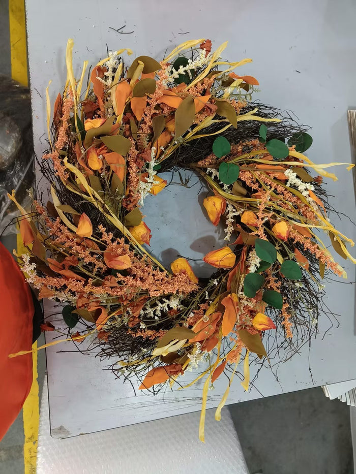 Autumn Harvest Wreath Scandi South