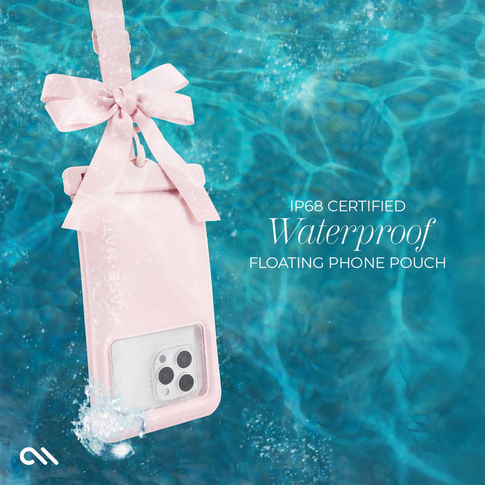 Ballet Pink Bow Waterproof Floating Pouch