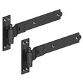 Band & Hook Hinges Cranked 600mm – Durable Gate Hinges for Smooth Operation.-Eclipse Fencing
