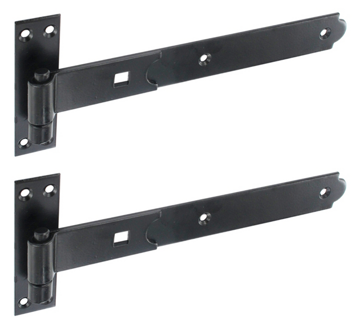 Band & Hook Hinges Straight 450mm – Durable Gate Hinges for Smooth Operation.-Eclipse Fencing