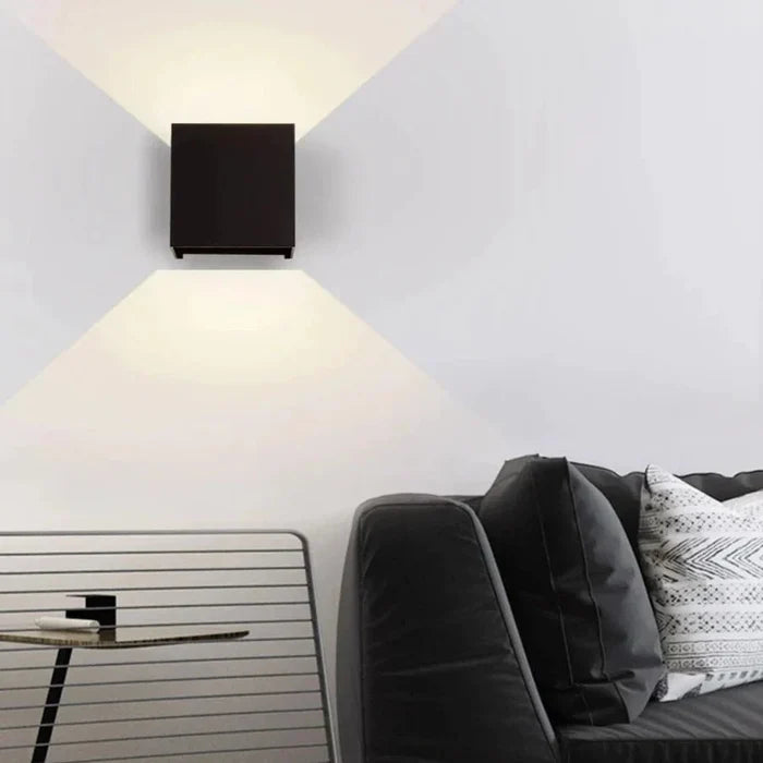 Bastian Outdoor Wall Lamp - A - Non-Waterproof - White - 3.9" x 1.9" / 10cm x 5cm - 6W / Warm White (3200K) - Level Decor