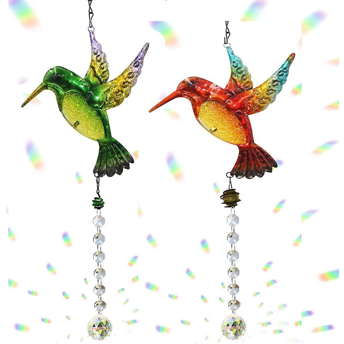 Beauty of the Hummingbird Hanging Crystal Suncatcher - Divine Heart L.A.