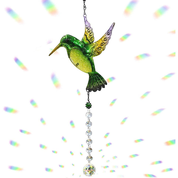 Beauty of the Hummingbird Hanging Crystal Suncatcher - Divine Heart L.A.
