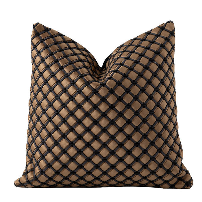 Bella Hand Woven Throw Pillow Modern Luxuries Inc.
