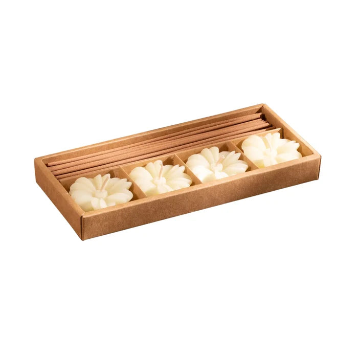 Between Breaths Floating Candles with Incence Sticks - French lavender