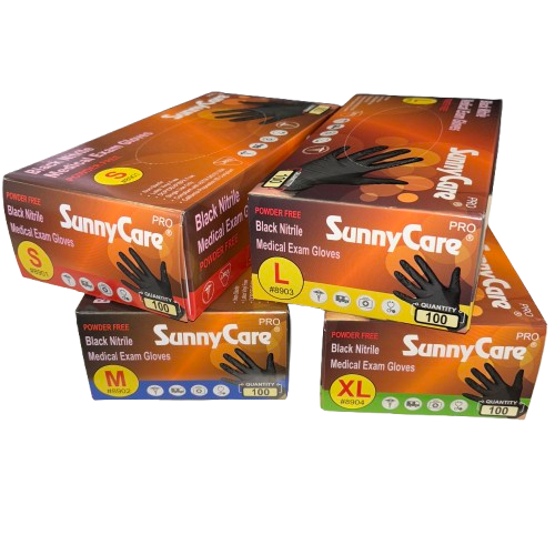 Black Nitrile Gloves