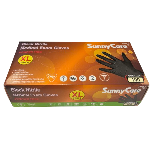 Black Nitrile Gloves