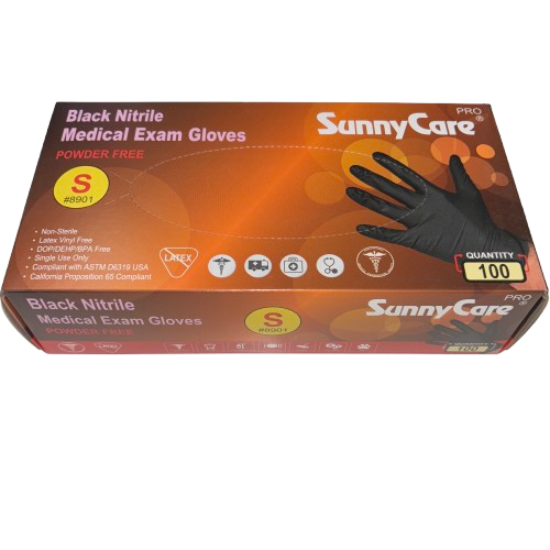 Black Nitrile Gloves