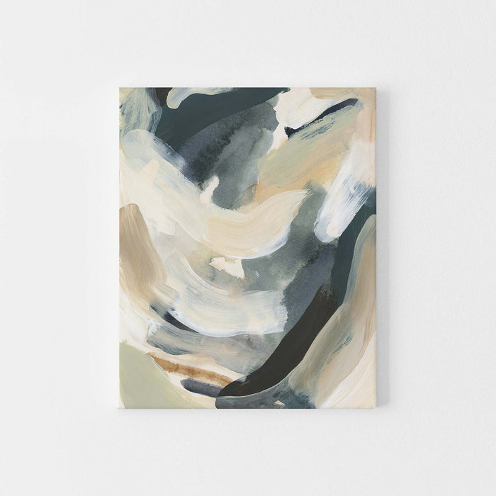 Abstract Painting Neutral Lake Coastal Beige Wall Art Print or Canvas - Jetty Home