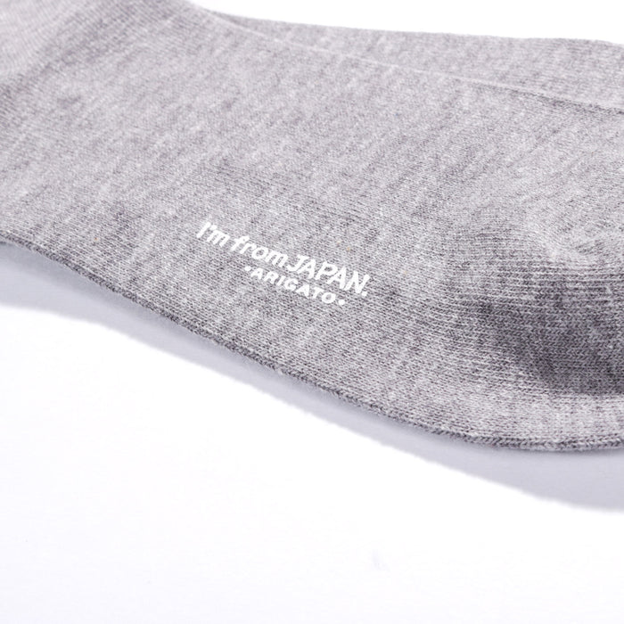 BLUE BLUE JAPAN FLAG SOCKS GREY