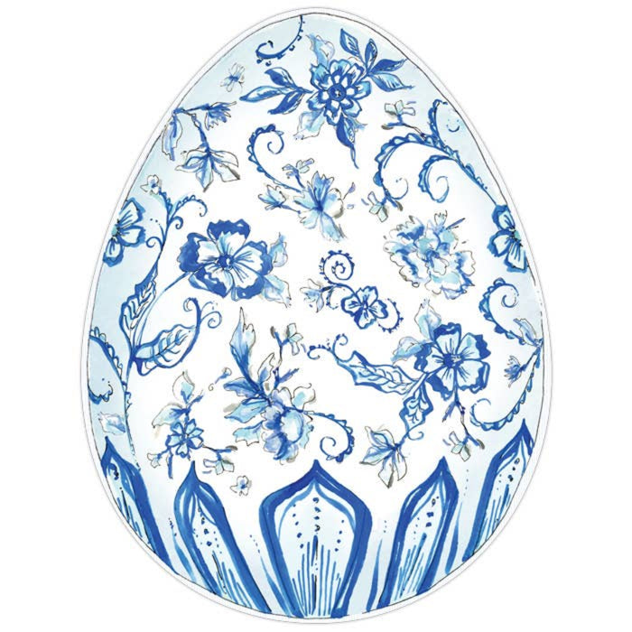 Blue Chinoiserie Easter Egg Posh Placemat Set