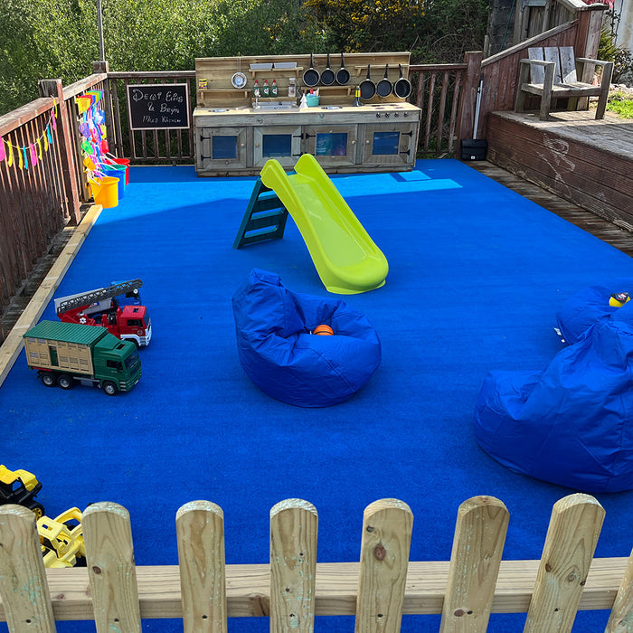 Blue Outdoor Carpet