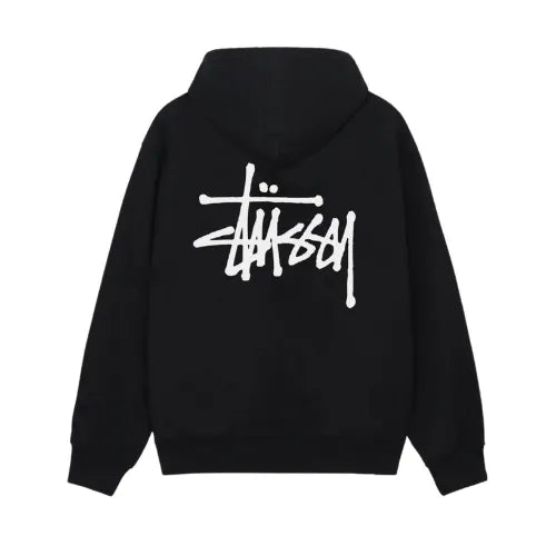Bluza Stüssy Men's Basic Stüssy Hood Zip Black STUSSY Bluzy