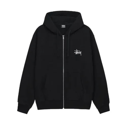 Bluza Stüssy Men's Basic Stüssy Hood Zip Black STUSSY Bluzy