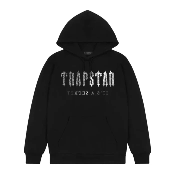 Bluza Trapstar Decoded Paisley Monochrome Hoodie Black TRAPSTAR Bluzy