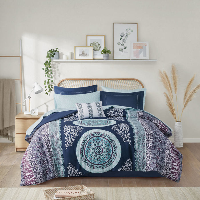 Boho Comforter Set with Bed Sheets Doba