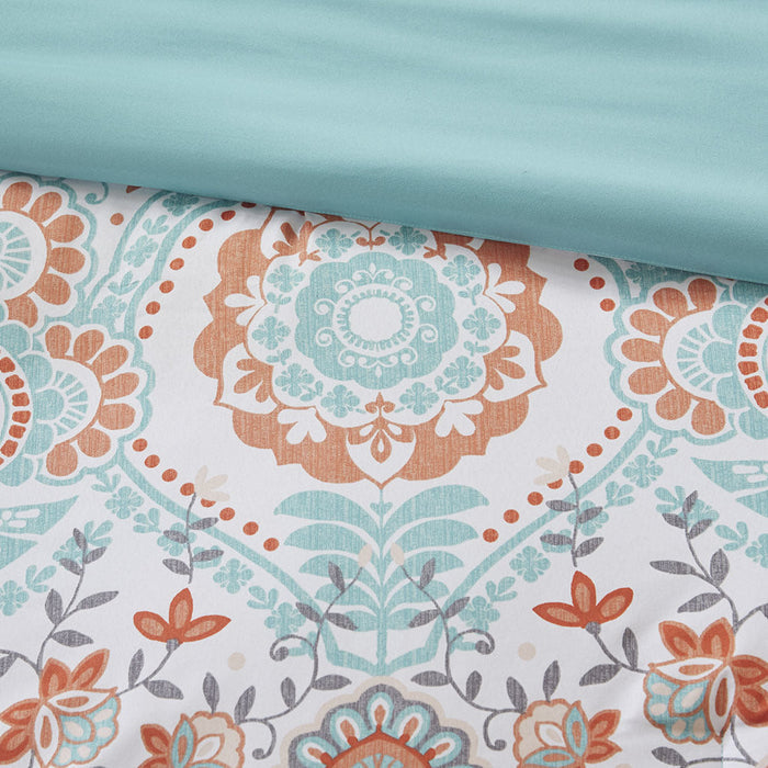 Boho Comforter Set with Bed Sheets Doba